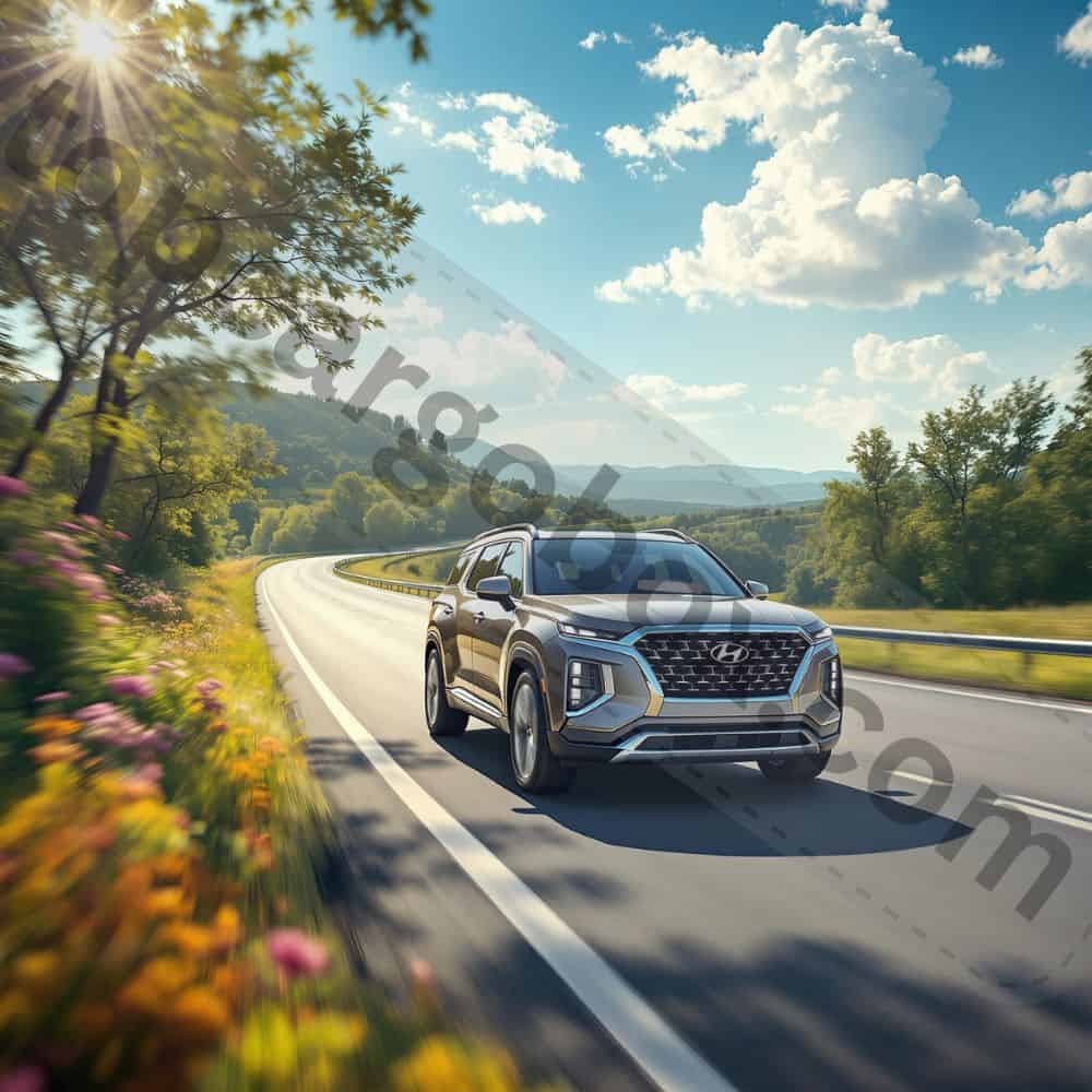 "SUV-specific tires feature reinforced sidewalls to support heavy loads, ensuring safety and durability for your Palisade."
