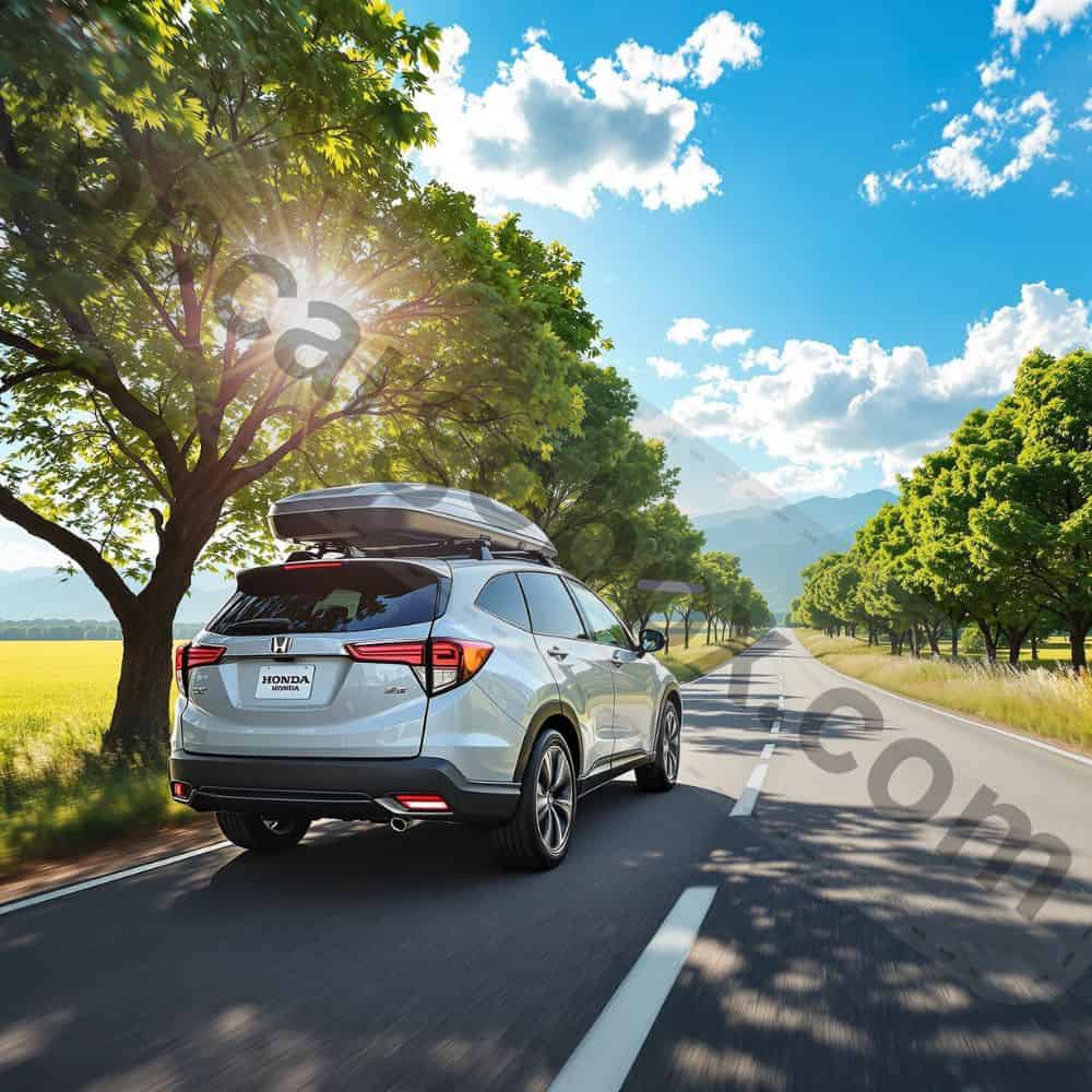 "Overpacked car trunk with camping gear spilling out, showing the need for extra storage space."