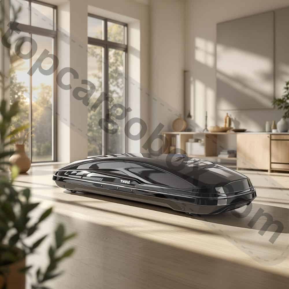 "Dual-side opening demonstration on Thule Force 3 cargo box"