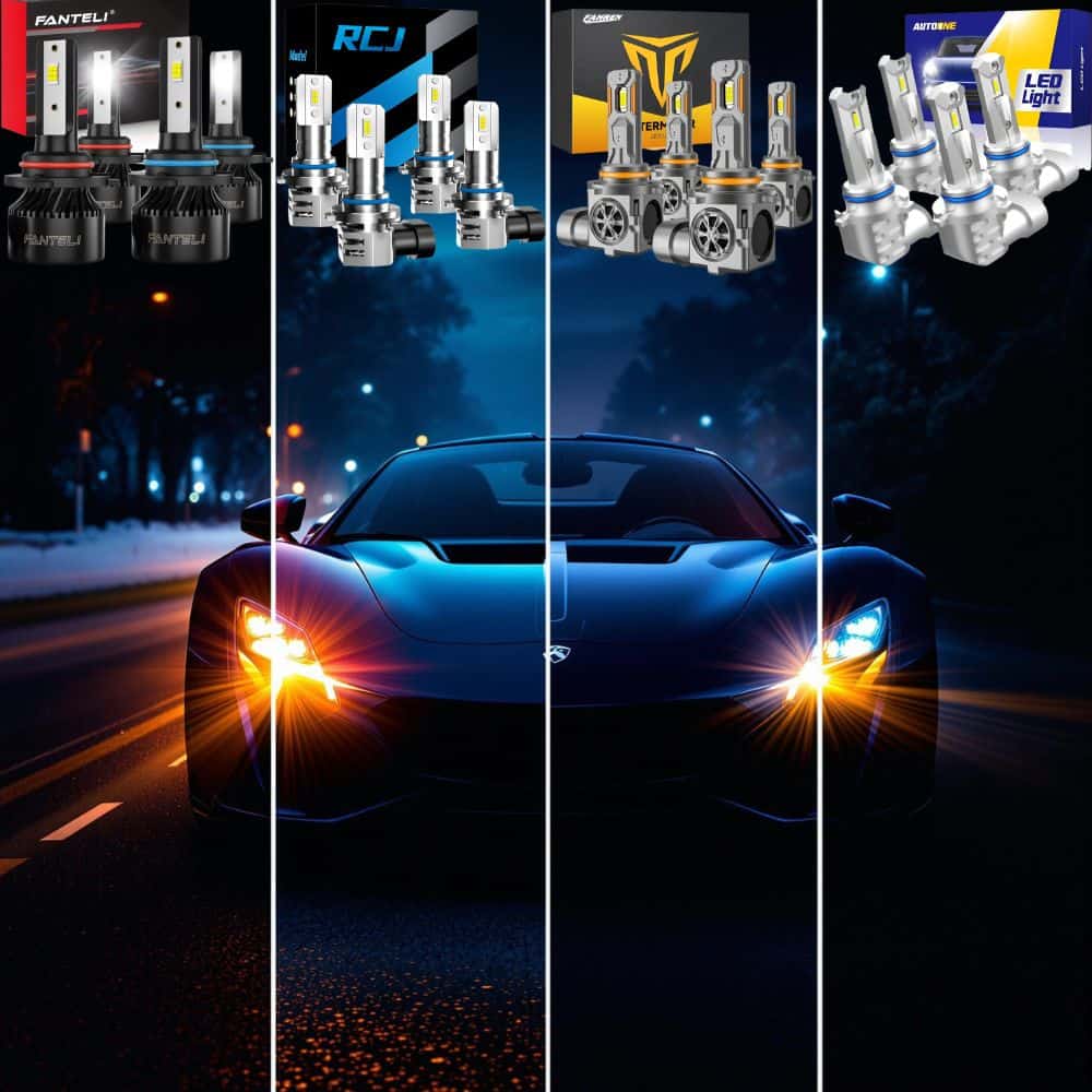 "RCJ budget-friendly fog lights provide 16,000 lumens per bulb with basic waterproof protection."