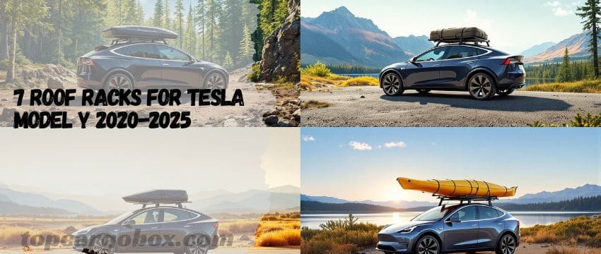 "Powder-coated aluminum surface of Tesla's OEM rack showing weather-resistant finish after 2 years of use."