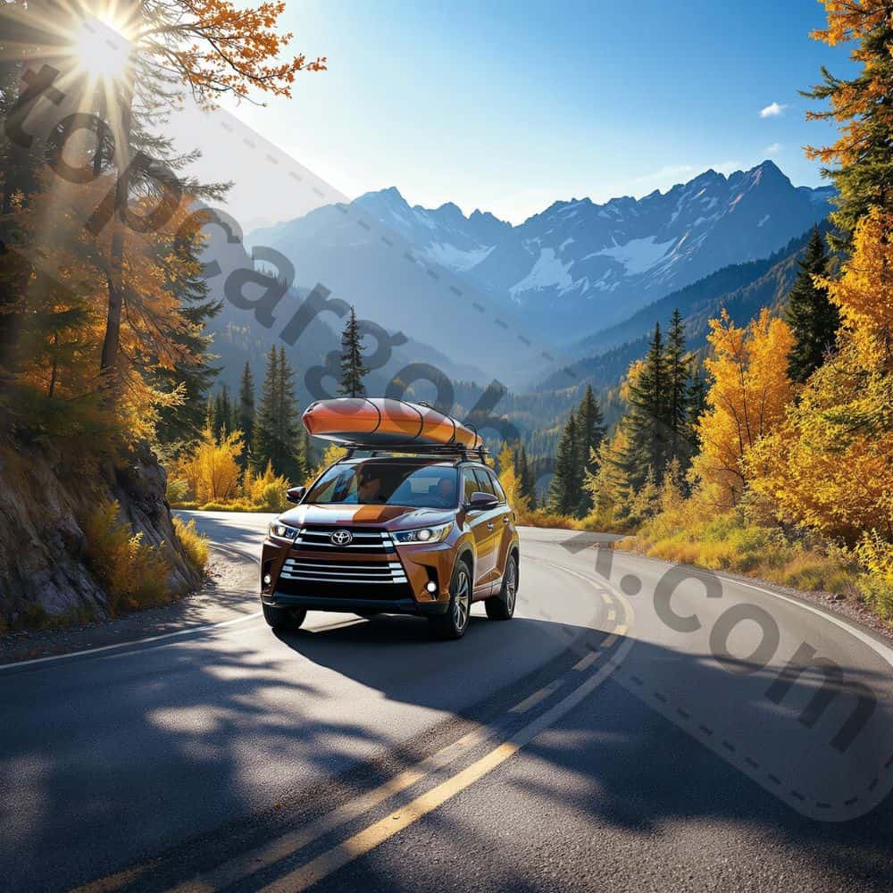 "Top-rated 2025 tires for the Toyota Highlander, highlighting tread patterns and key features like wet traction, snow performance, and long-lasting durability."