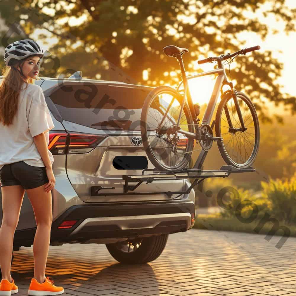 Rubberized feet and vinyl-coated straps on the Saris Bones rack, protecting both car paint and bike frames from scratches.