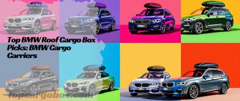 A sleek Thule Motion XT roof box mounted on a BMW X5, blending seamlessly with the SUV's sporty design while providing extra cargo space.