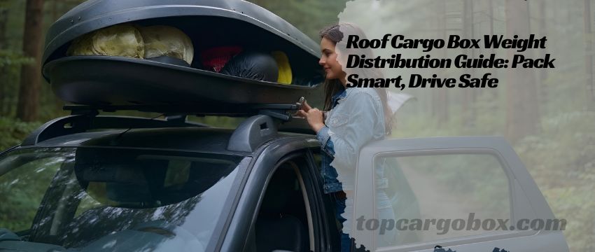 A bathroom scale weighing a suitcase before loading it into the roof cargo box.