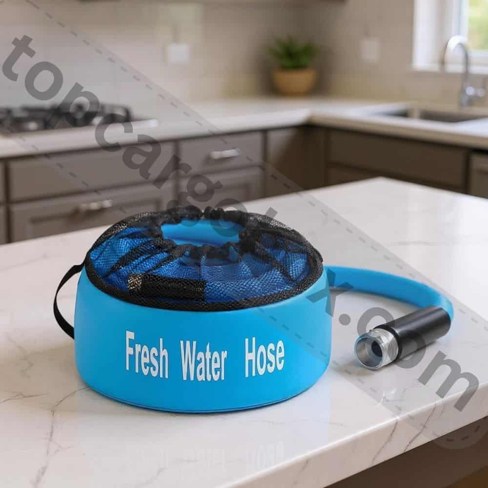 A close-up of brass hose couplings with an O-ring visible, highlighting leak-proof design.
