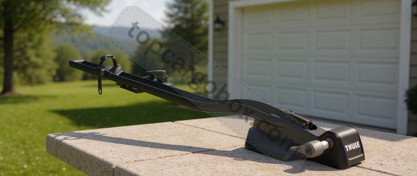 FastRide's AcuTight knob in action, clicking audibly as it reaches optimal torque while securing a thru-axle fork.