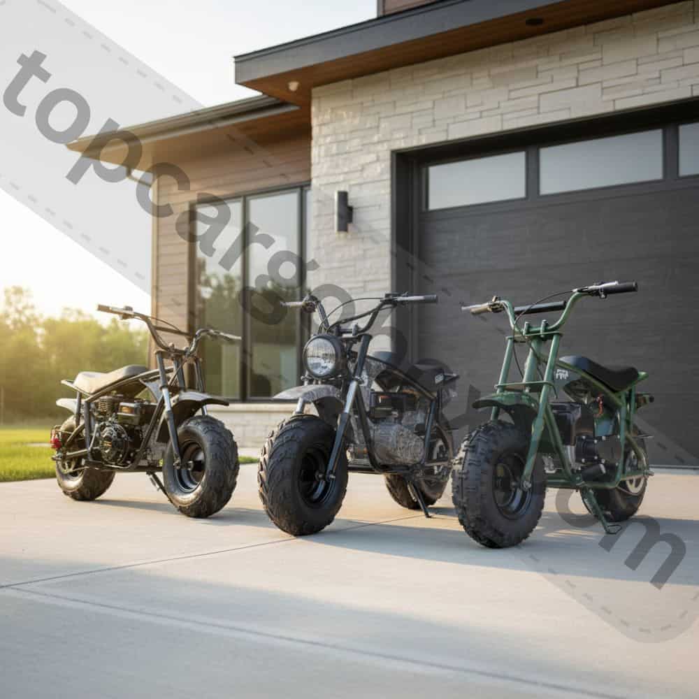 A detailed, labeled diagram showing all the essential protective gear for a young rider: helmet, goggles, chest protector, gloves, jersey, pants, and sturdy boots.